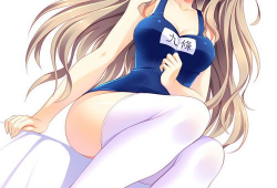 动漫美女穿白丝袜图片,动漫美女的优雅魅力